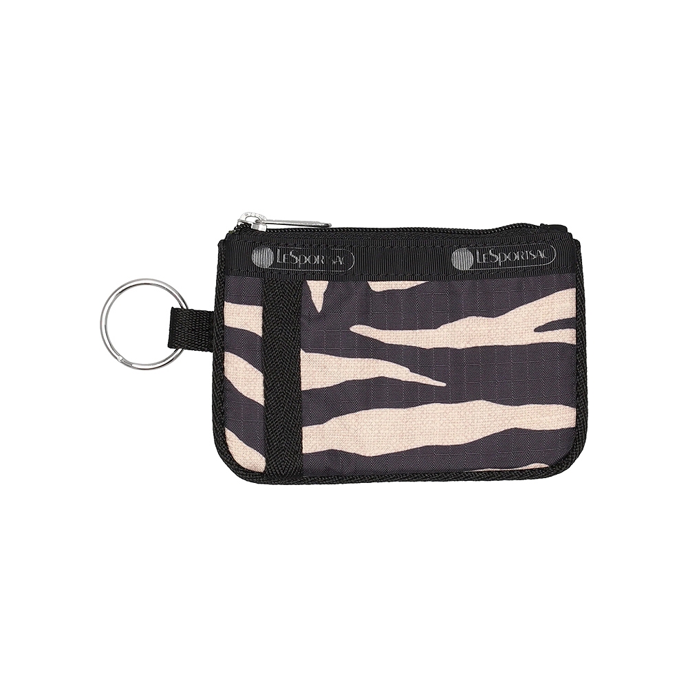 Lesportsac Key Card Holder 卡片零錢包/ 拉菲斑紋, , large