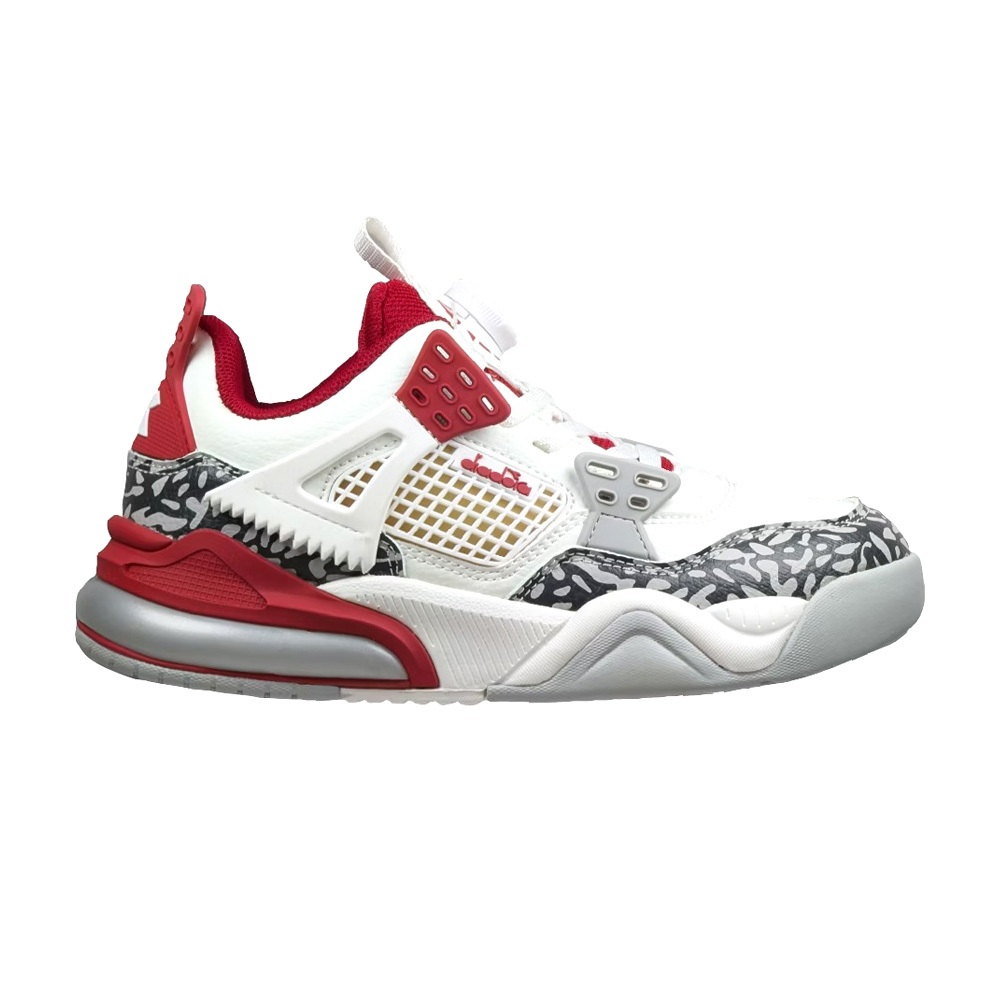 DIADORA迪亞多那 陸戰隊大童籃球鞋 童運動鞋 童鞋 寬楦 輕量 保護後跟 吸震 緩衝 穩定 抗菌 除臭 白紅 黑藍, , large