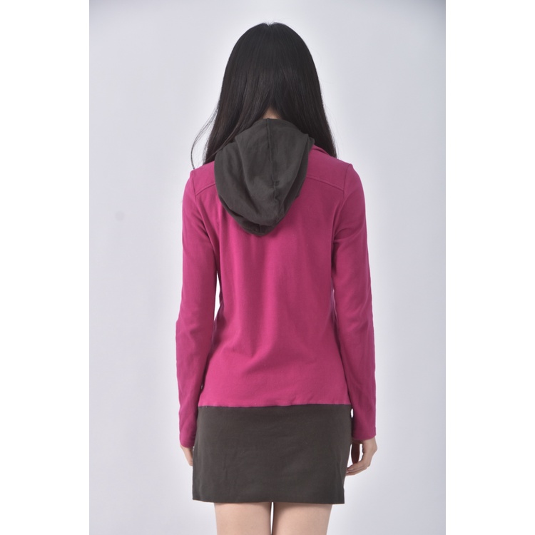 (S) 假兩件紫色洋裝二手衣, , large