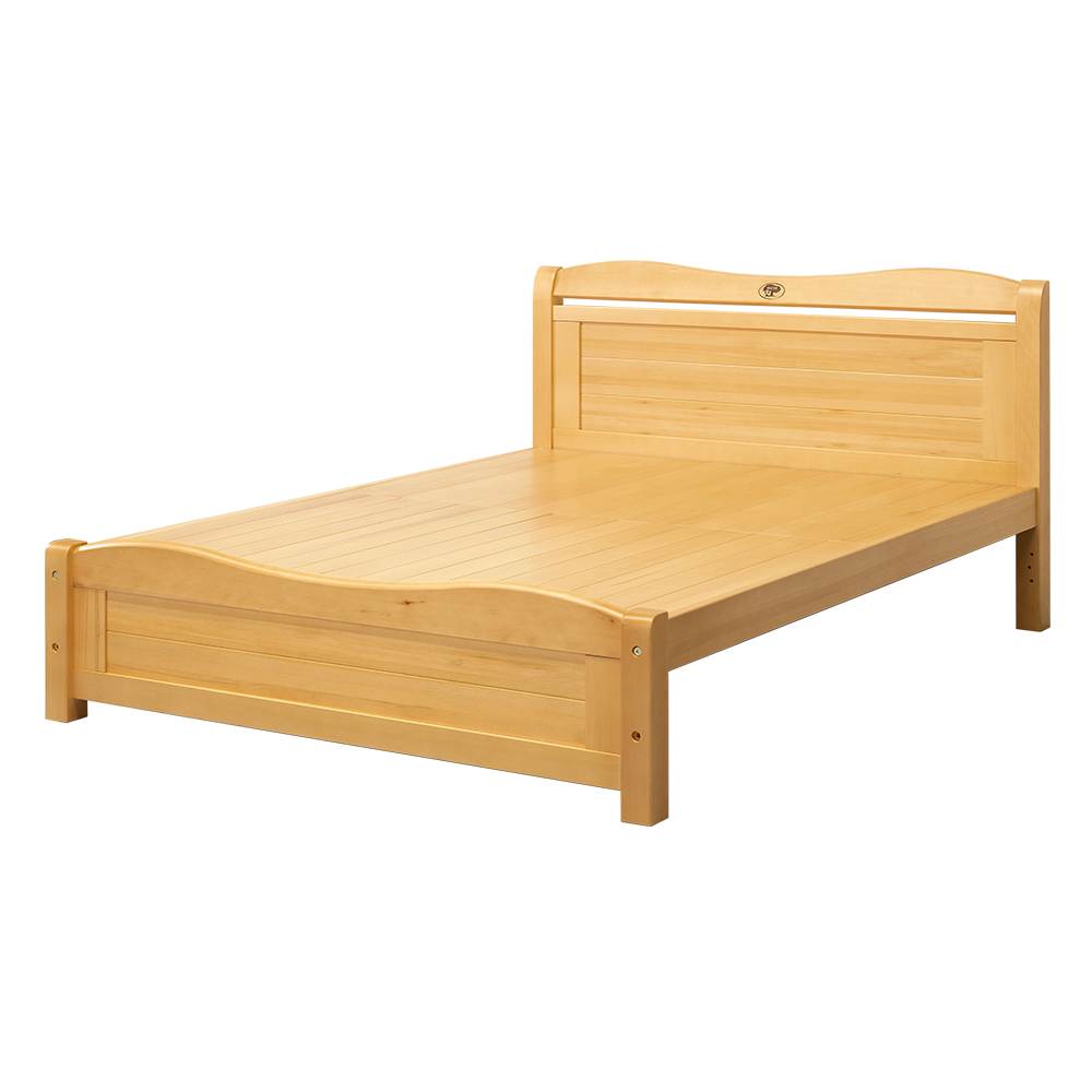 【唯熙傢俱】索拉檜木色5尺雙人床