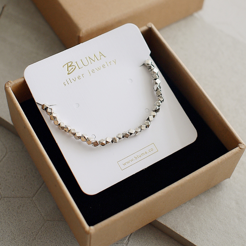 walking in edinburgh sterling silver bracelet, , large