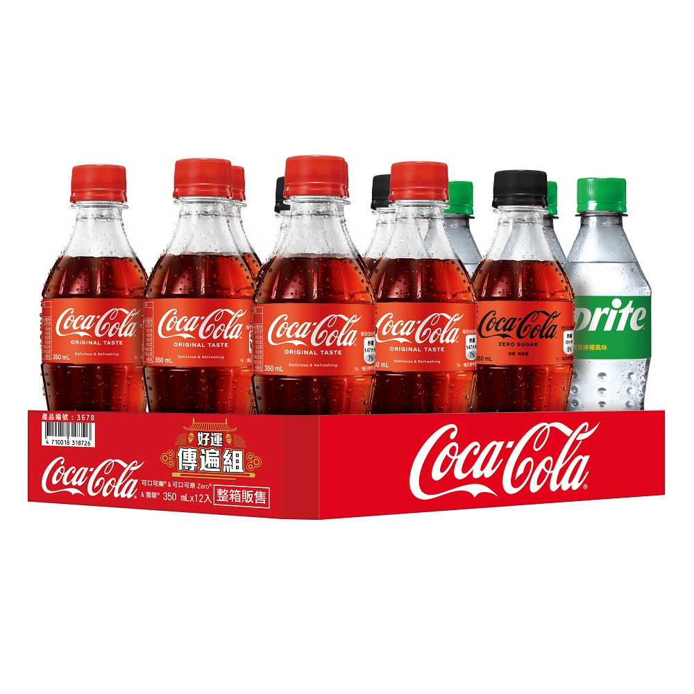 Coke+Zero+Sprite 350mlx12, , large