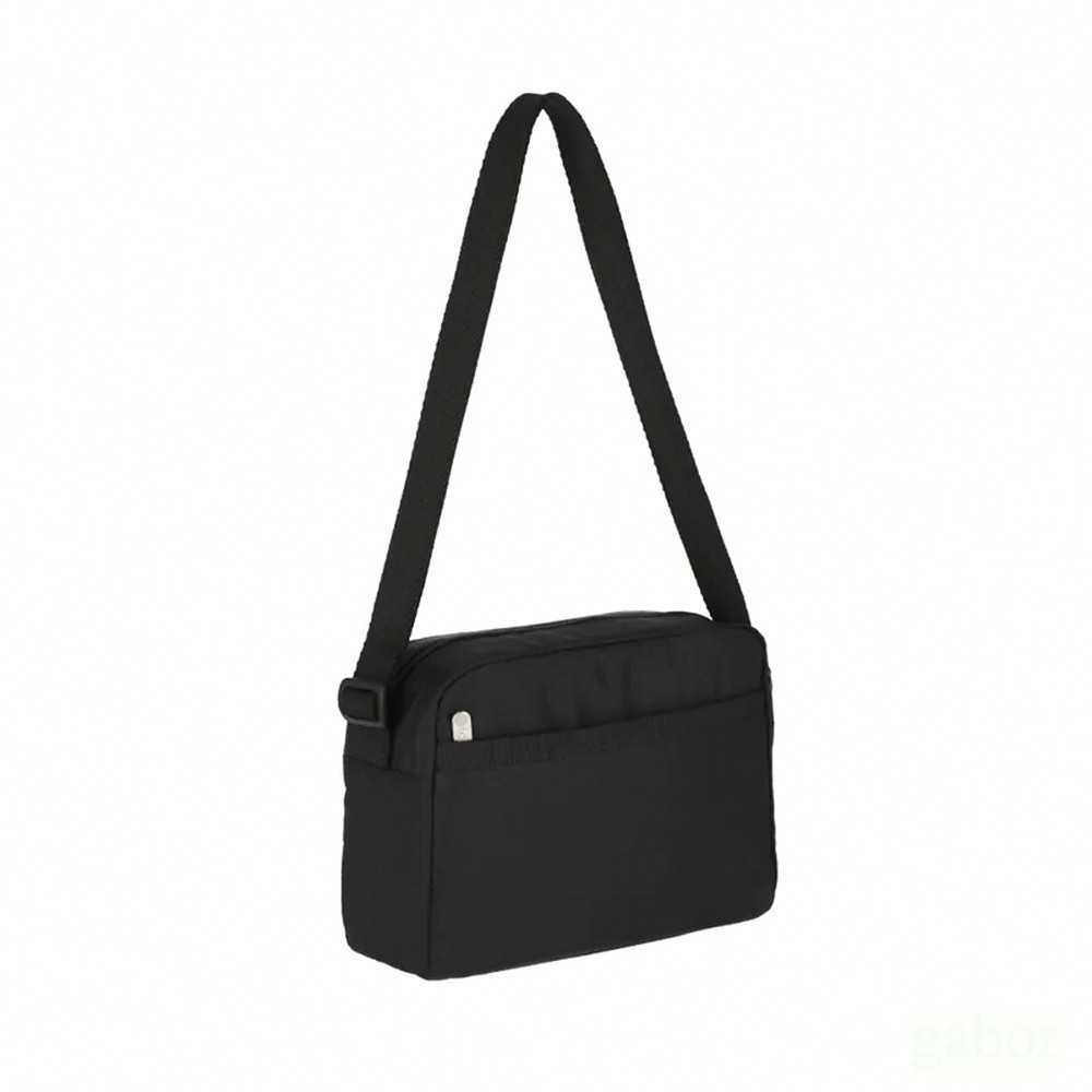 LeSportsac Daniella Crossbody 輕便拉鍊斜背包 送禮-永恆黑, , large