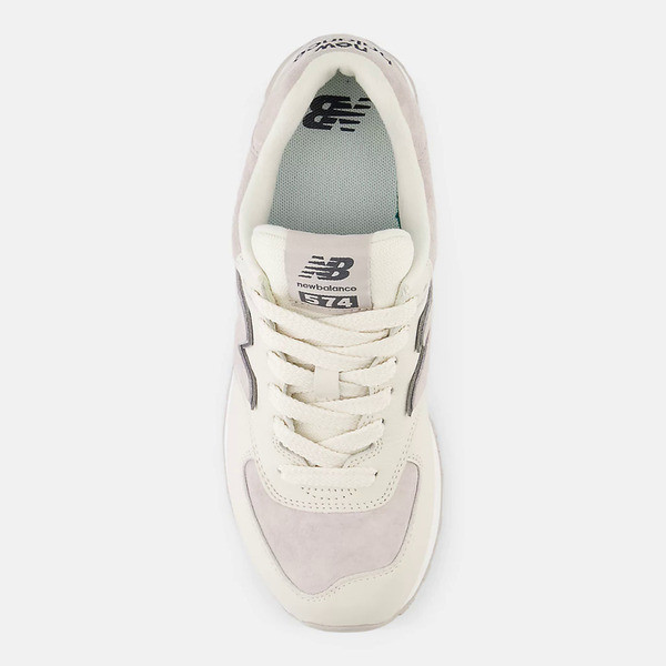 Kixpress-New Balance 女 休閒鞋 運動 經典 復古 B楦 NB 574 緩震 麂皮 百搭 米杏 [WL574GB2], , large