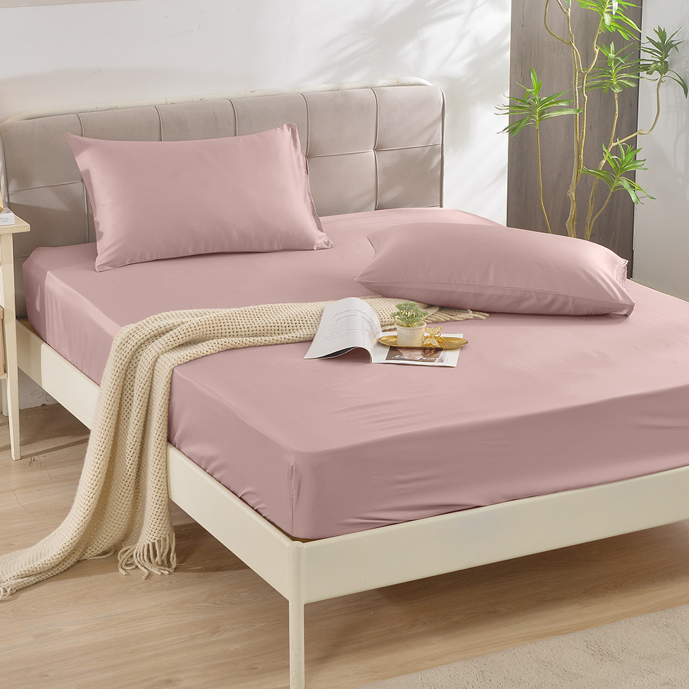 【FOCA】Double Berry Raw Milk | Tea Time 60 Thread Tencel Cotton Bed Sheet Pillowcase Set - Large, , large