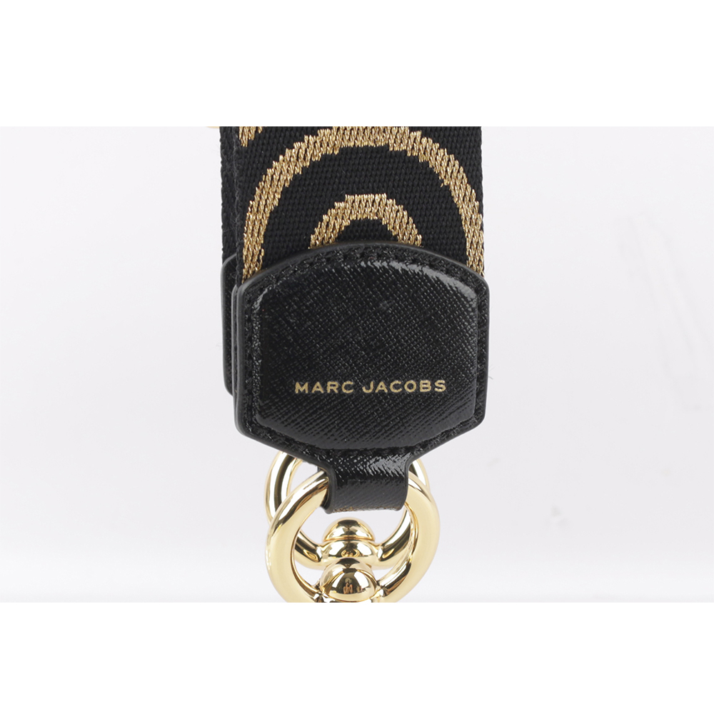 MARC JACOBS The Outline 輪廓標誌背帶/黑色/金釦, , large