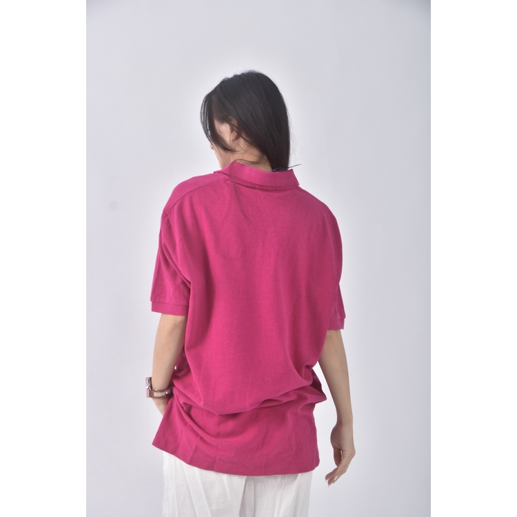 (M) polo ralph lauren棉質純棉紫色短袖上衣二手衣, , large