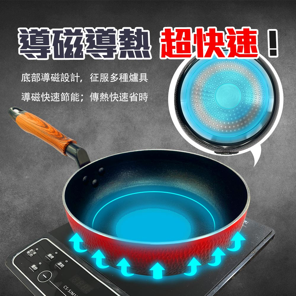 PERFECT 理想牌 晶品不沾深型平底鍋平煎鍋IH無蓋 32cm（需宅配）-Leidea樂德兒, , large