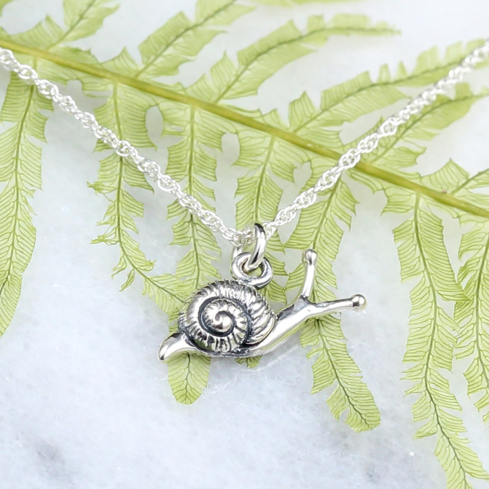 【Angel & Me】Snail s925 sterling silver necklace Valentine Day Birthday gift, , large