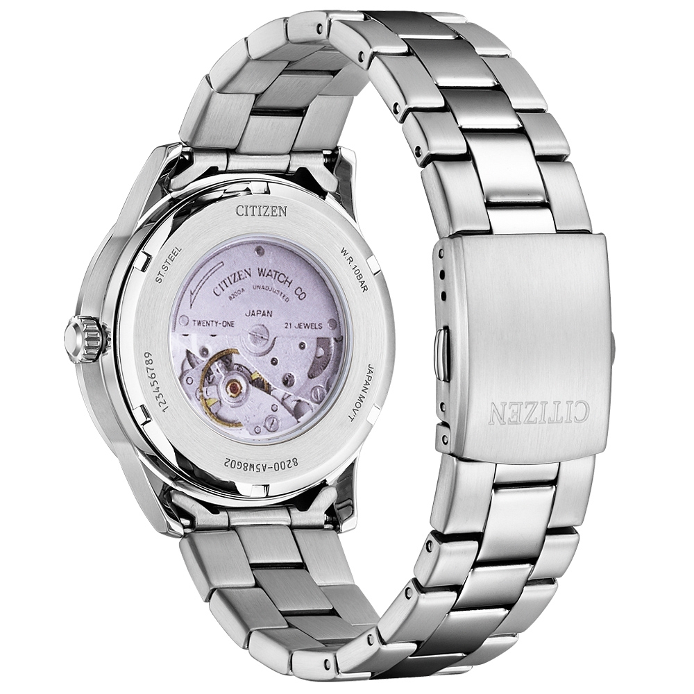 CITIZEN 星辰 限量 Day-Date 日曆機械錶 NH8400-87L, , large