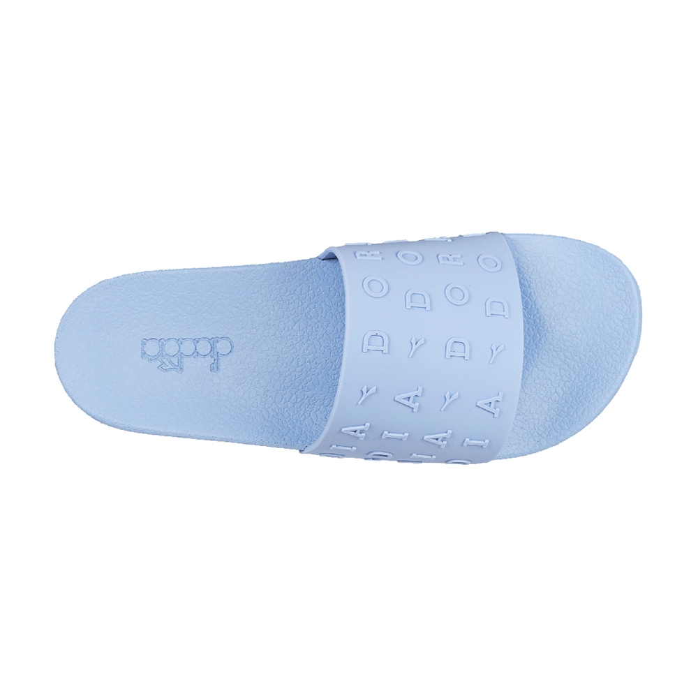 DIADORA迪亞多那 摩登時尚運動拖鞋 女鞋 簡約 素色 空氣感 不吸汗 好穿脫 柔軟 吸衝 耐磨 防滑 紫藍 米, , large