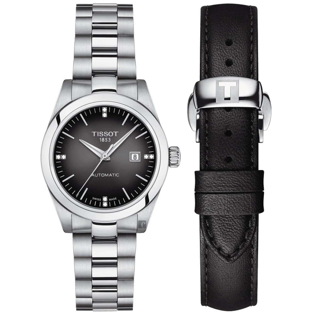TISSOT 天梭 T-MY LADY 真鑽機械女錶-29.3mm T1320071106600