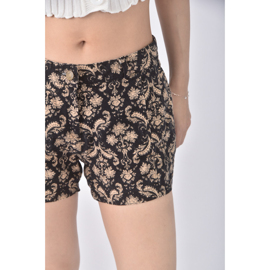 (S) ssunny韓牌圖紋黑色短褲二手衣, , large