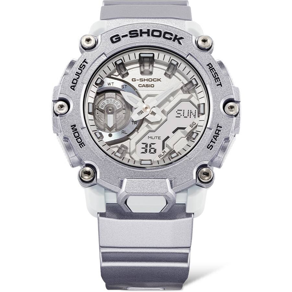 CASIO 卡西歐 G-SHOCK 科幻未來金屬色手錶 GA-2200FF-8A, , large
