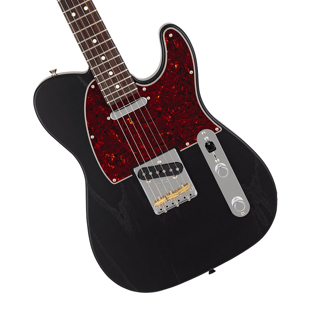 Fender MIJ LTD Hybrid II Tele Raw Ash Rw BLK 電吉他【敦煌樂器】, , large