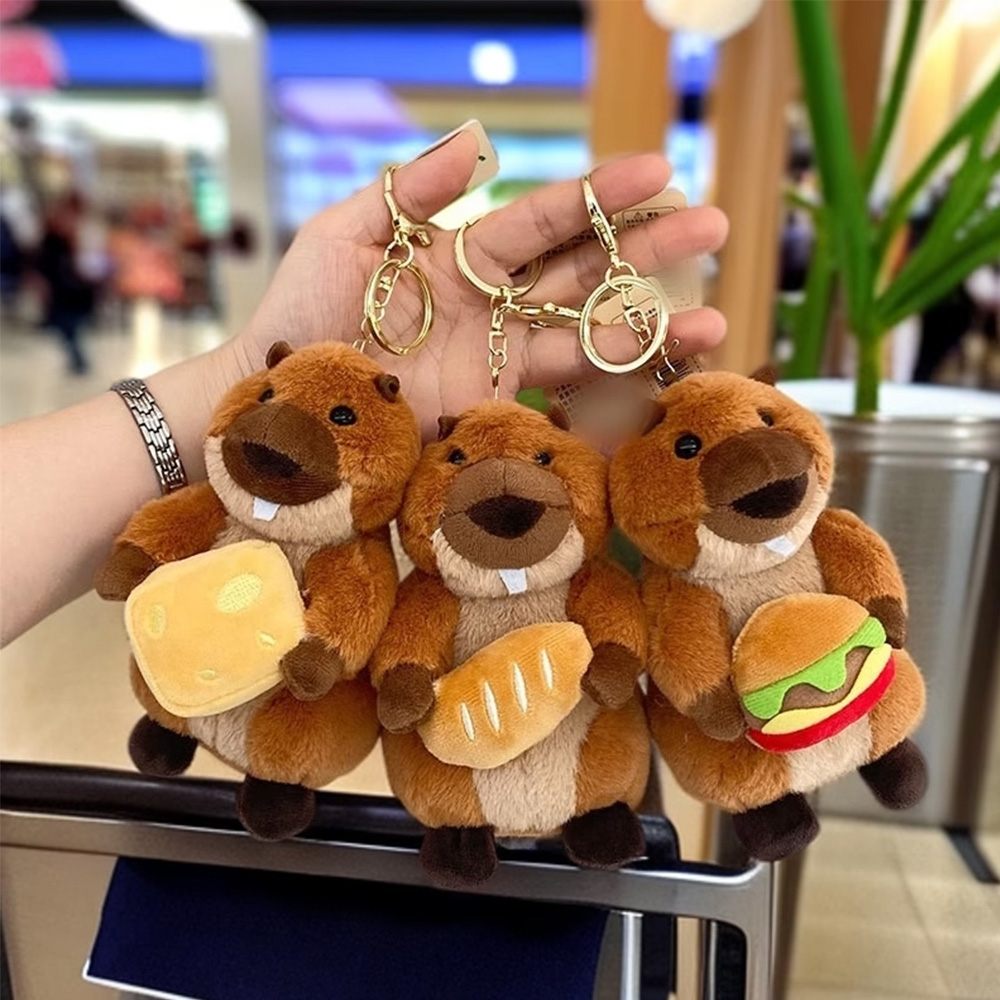 【啾愛你】趣味美食土撥鼠吊飾-芝士, , large