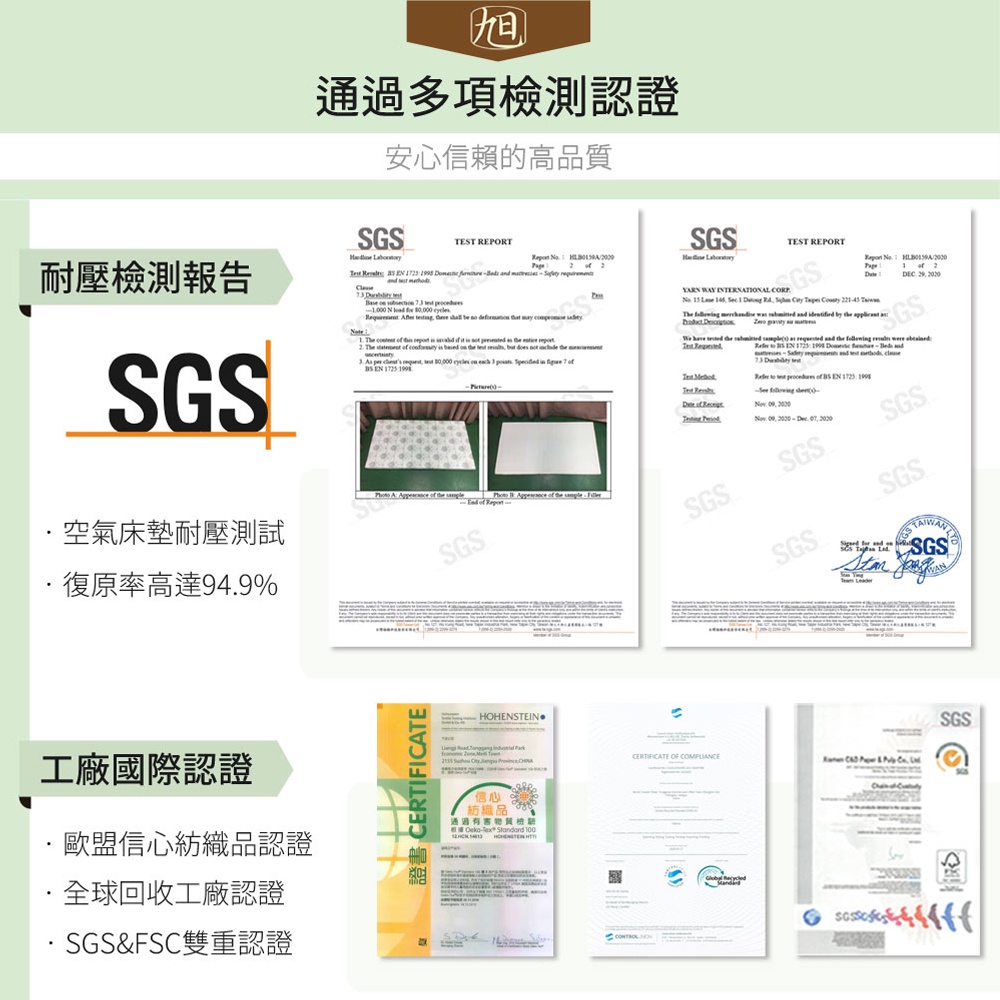 【日本旭川】AIRFit氧活力夏晶涼感2.2cm空氣床墊 伊正推薦 舒適支撐 可水洗 6D透氣循環 涼墊, , large