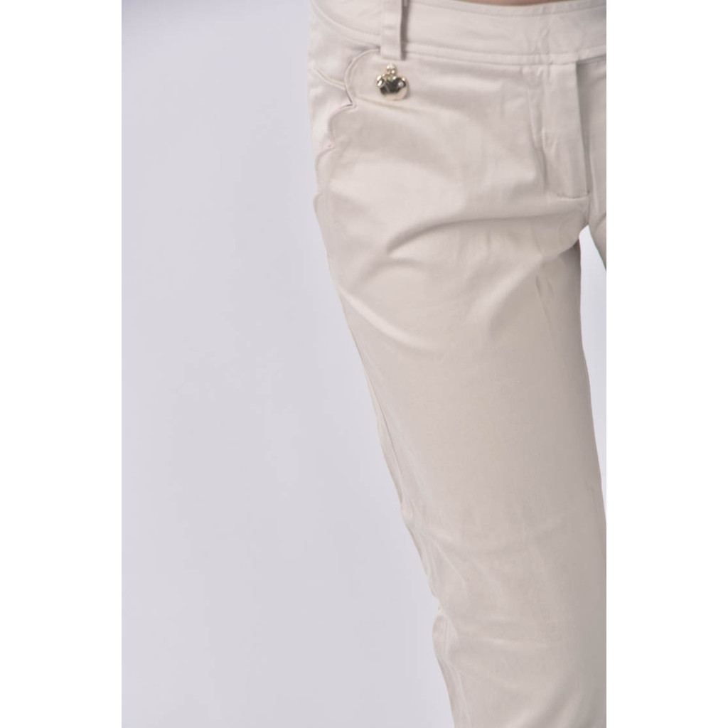 (L) knights bridge寬鬆杏色長褲二手衣, , large