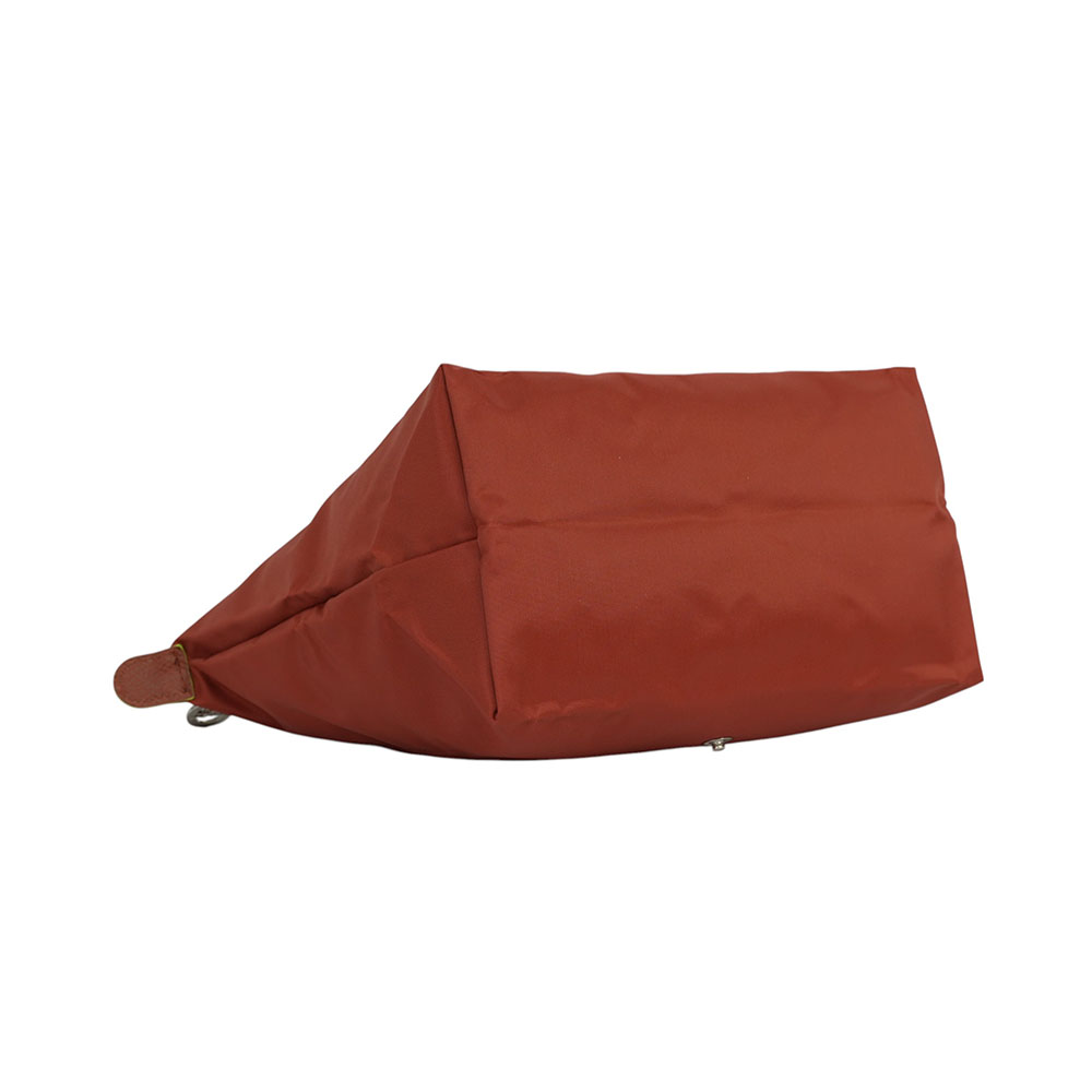 LONGCHAMP S號短把LE PLIAGE GREEN摺疊水餃包/栗子色, , large