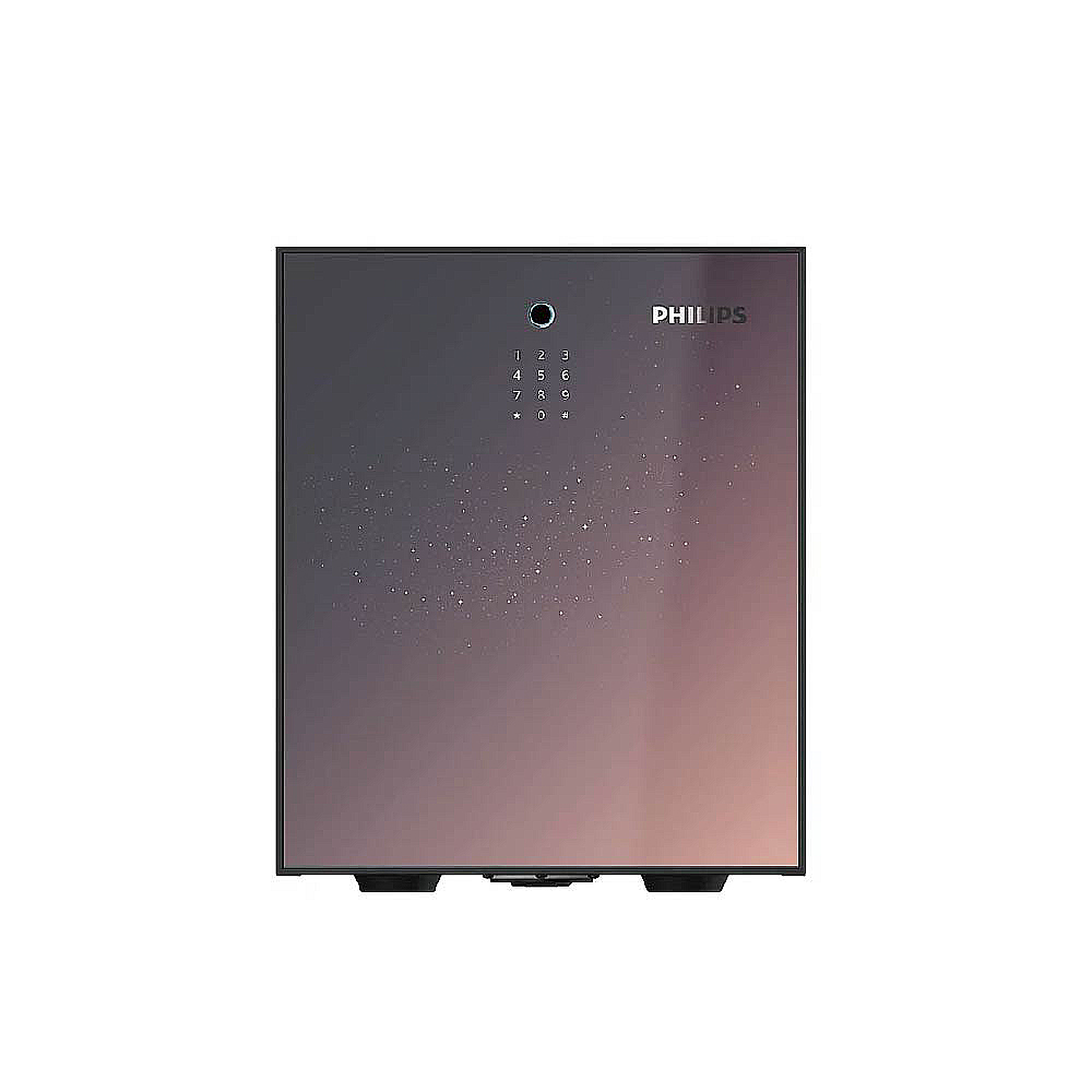PHILIPS 飛利浦  智能 防火耐火 安全儲存 防火櫃 (指紋/密碼 /機械鑰匙) /台 SBX501-4C-銀河紫, , large