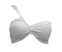 QXHEE.T. 台灣製．平口造型雙肩帶後釦泳衣QX-M08a 象牙白-S, , large