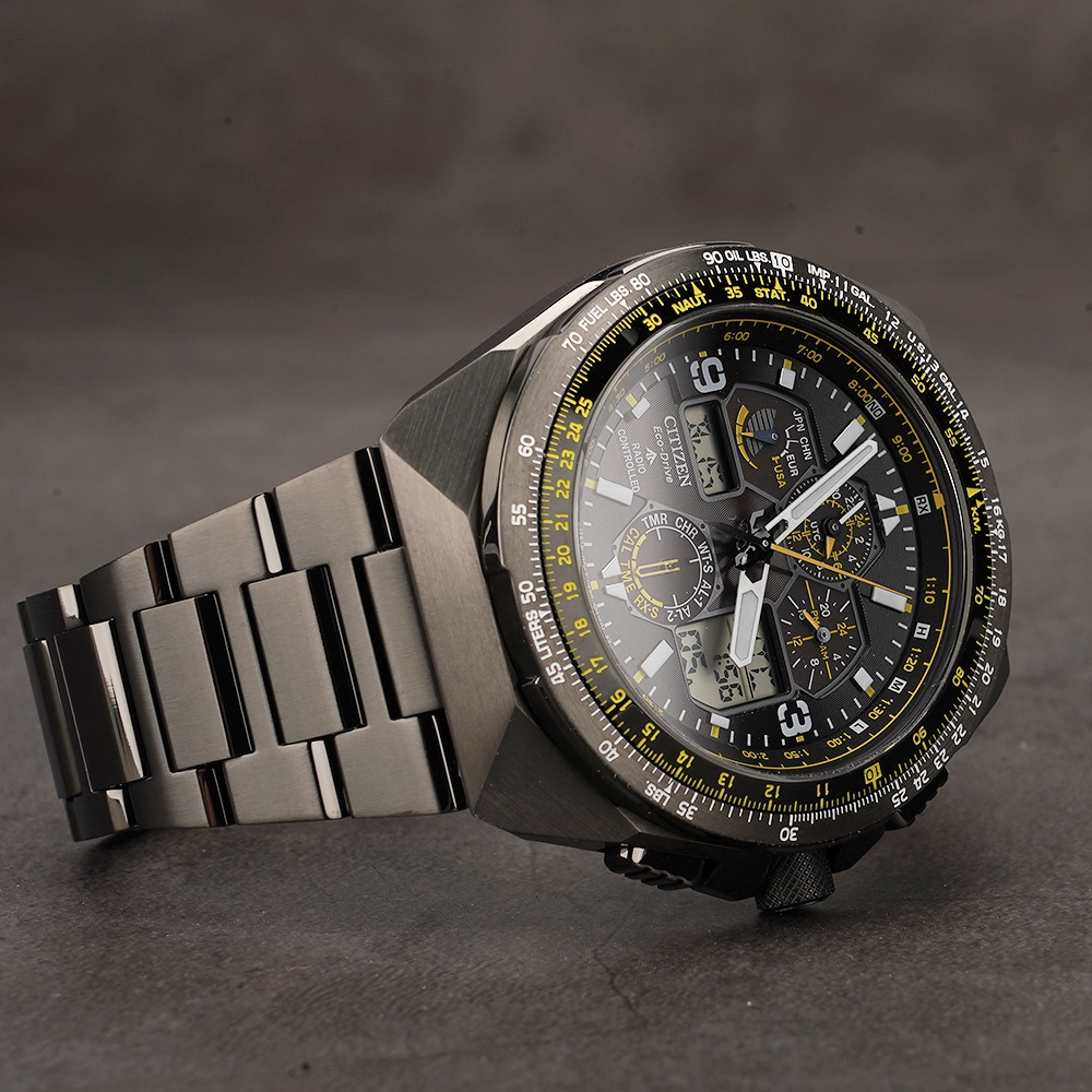CITIZEN 星辰 Promaster 藍天使 黑鷹 限量航空光動能電波錶 JY8127-59E, , large