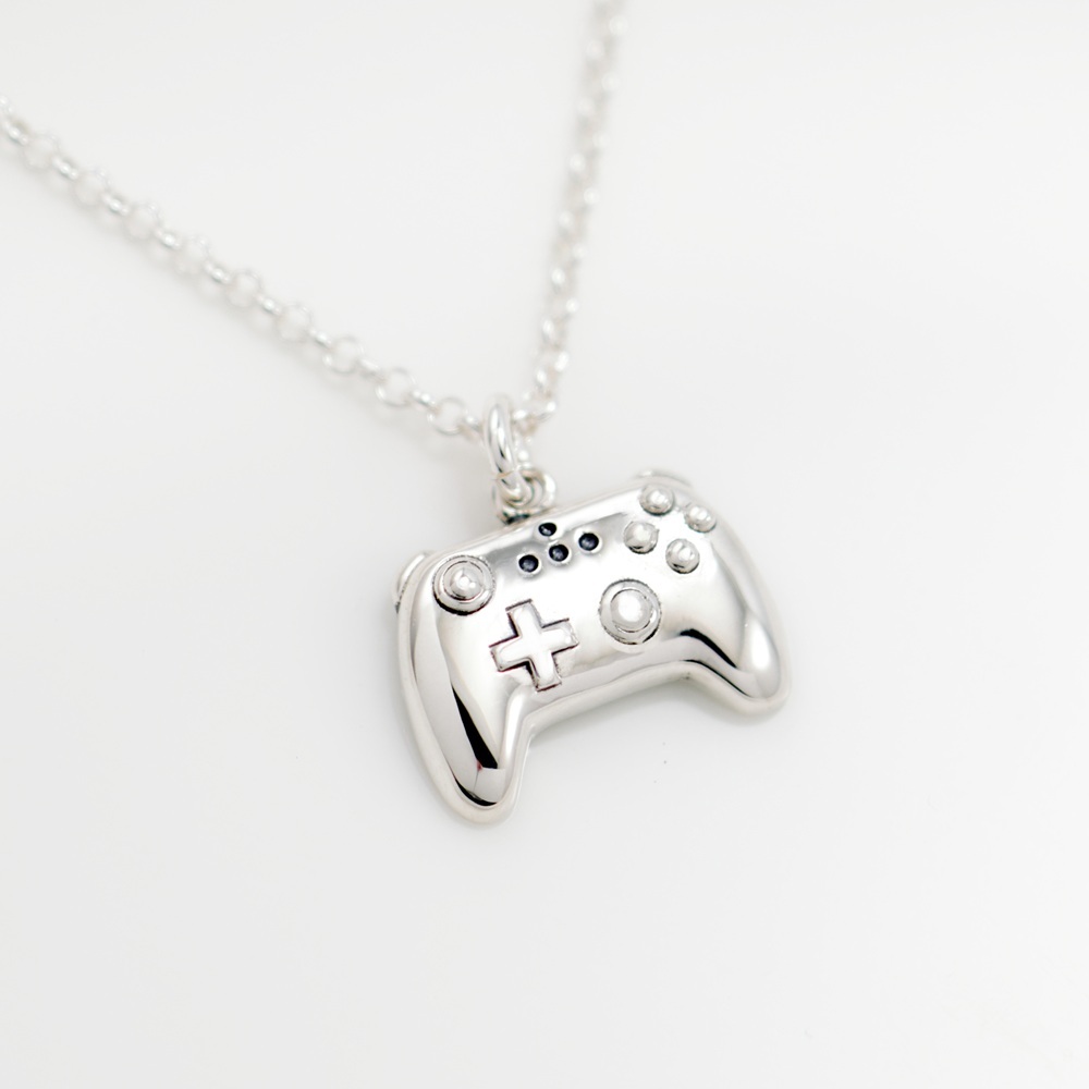 【Angel & Me】掌握人生 遊戲 搖桿 s925純銀項鍊 生日 聖誕禮物, , large