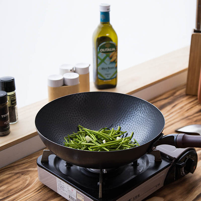 JIA Companion Carbon Steel Wok 30cm, , large