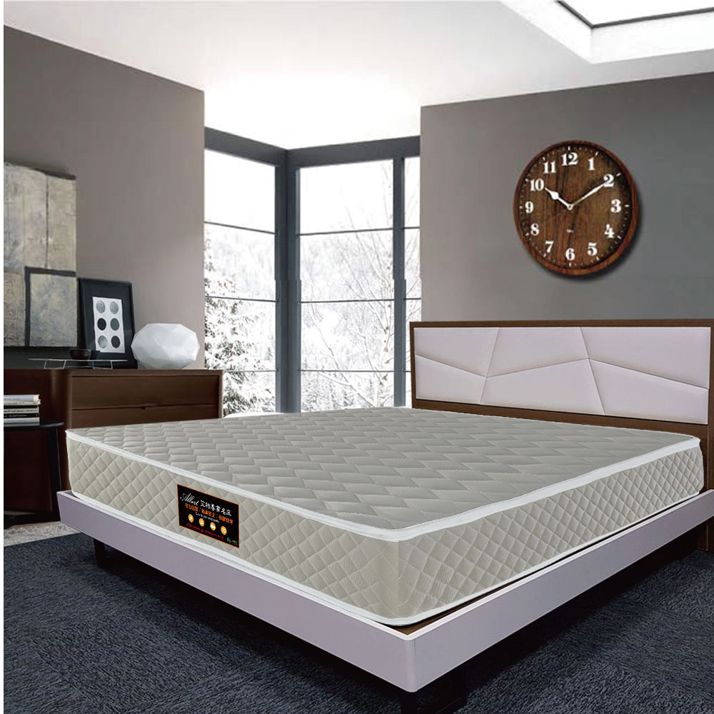 【文創集】高彈力一線鋼彈簧床墊-6尺雙人加大, , large