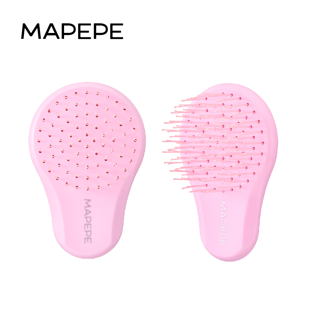 【千康購物網】Mapepe 不糾結順髮梳(攜帶型)-草莓粉, , large