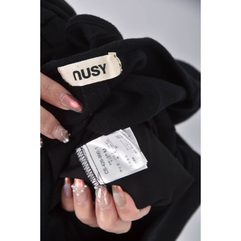 (S) nusy拼接黑色洋裝二手衣, , large