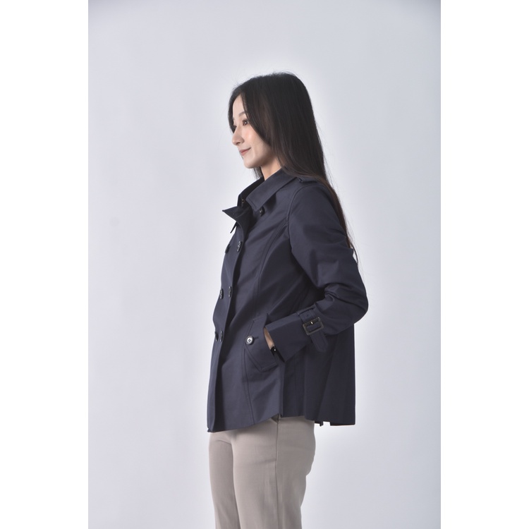 (S) 23区 Vingt trois arrondissements質感風衣藍色外套二手衣, , large