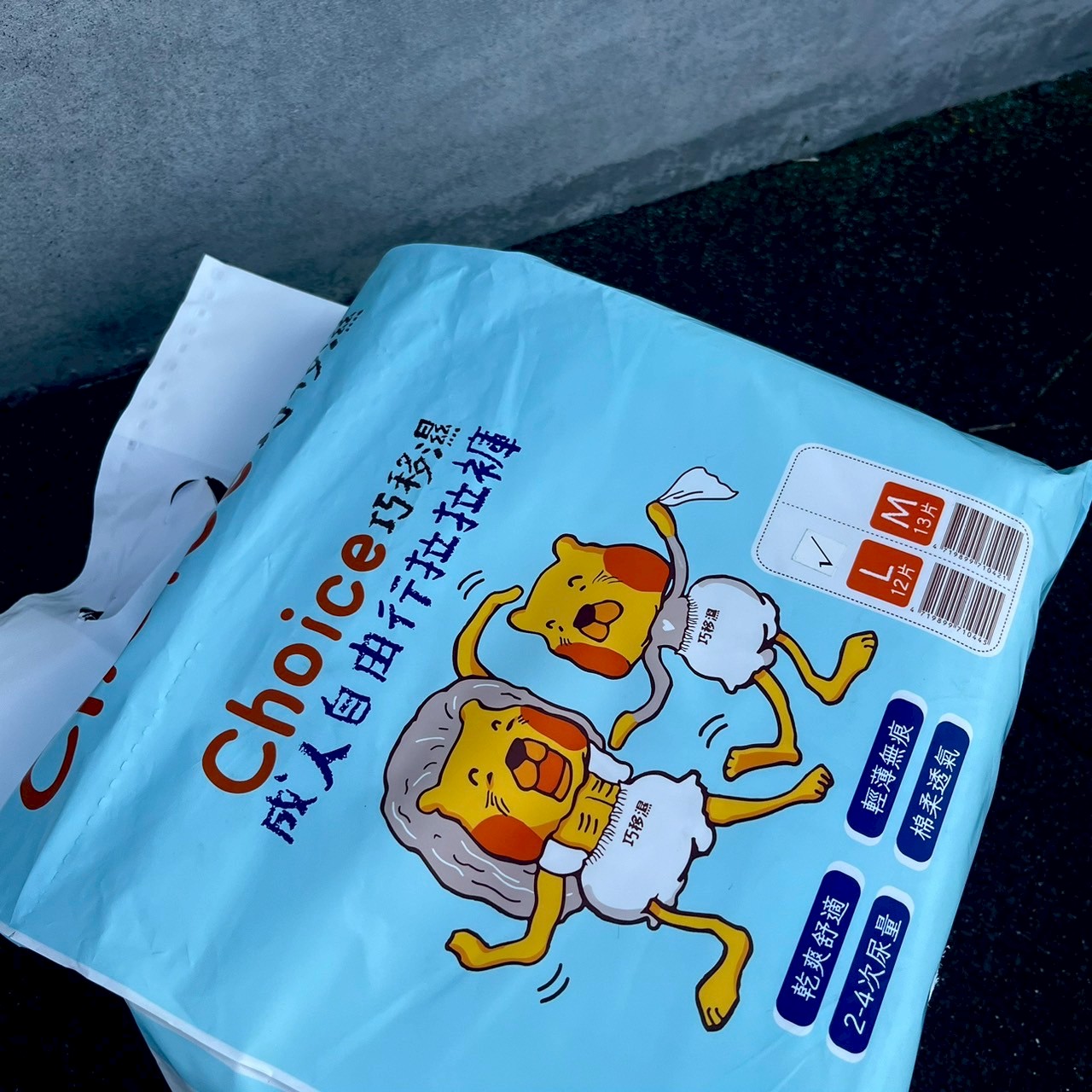 [巧移濕]成人自由行拉拉褲L號(80X71CM), , large