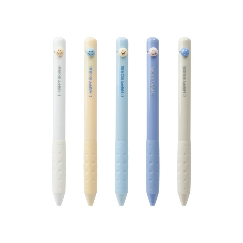 ACE 英士  笑臉撥動中性筆GP4250替芯(多色)筆芯*黑-3支入, , large