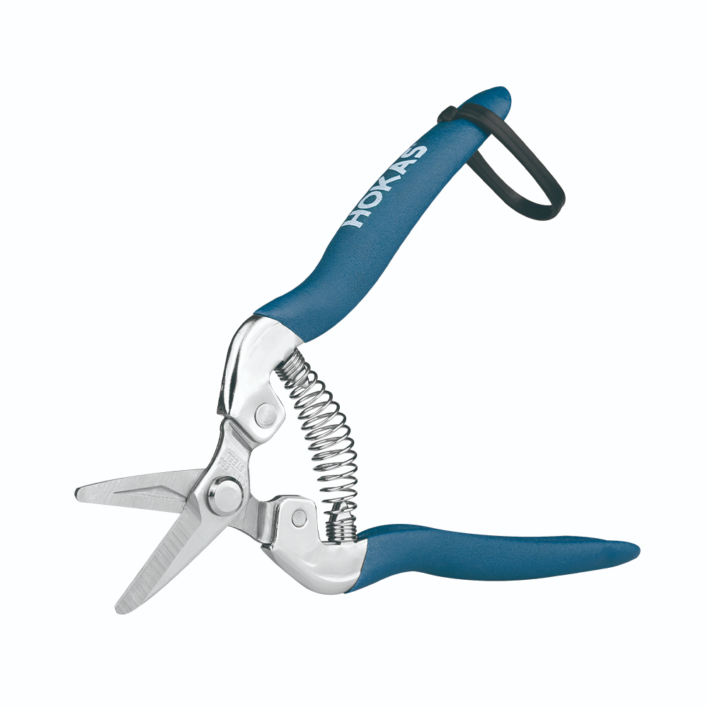 【HOKAS】S519短刃芽切剪  (觀葉植物 採果剪 番茄剪 盆栽剪刀 花藝剪刀  剪定鋏 園藝剪 修剪細枝剪), , large