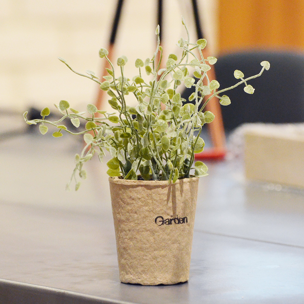【YU Living】迷你仿真小清新綠色植物裝飾盆栽-愛之蔓, , large