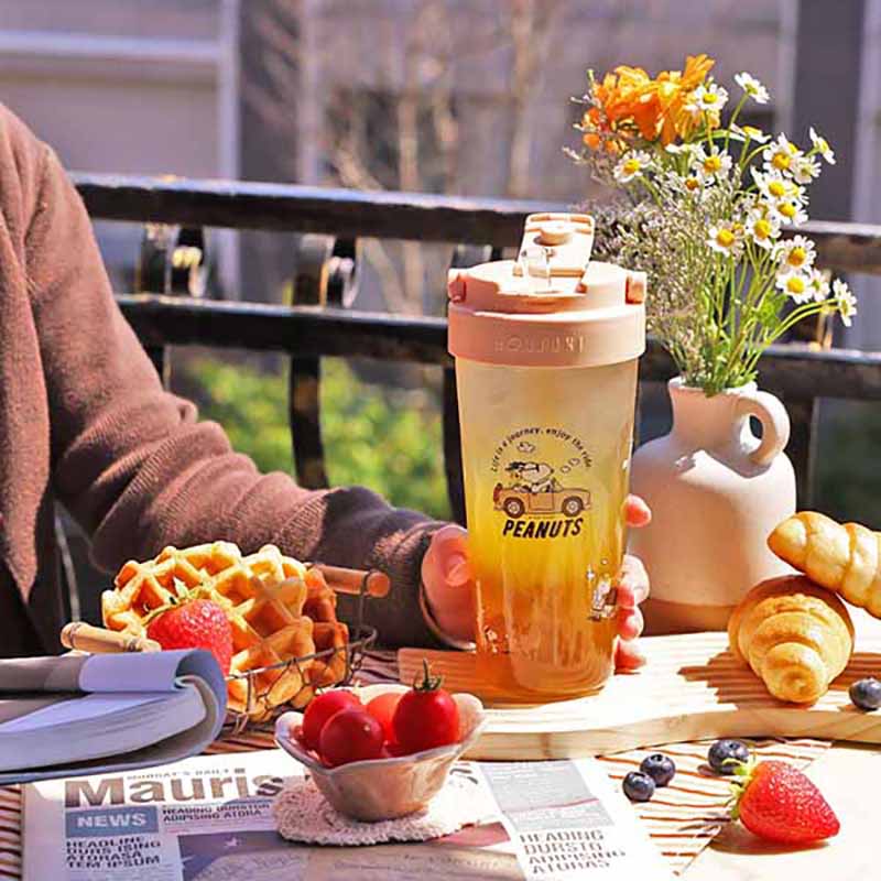 Tritan Tumbler Cup With Straw, , large