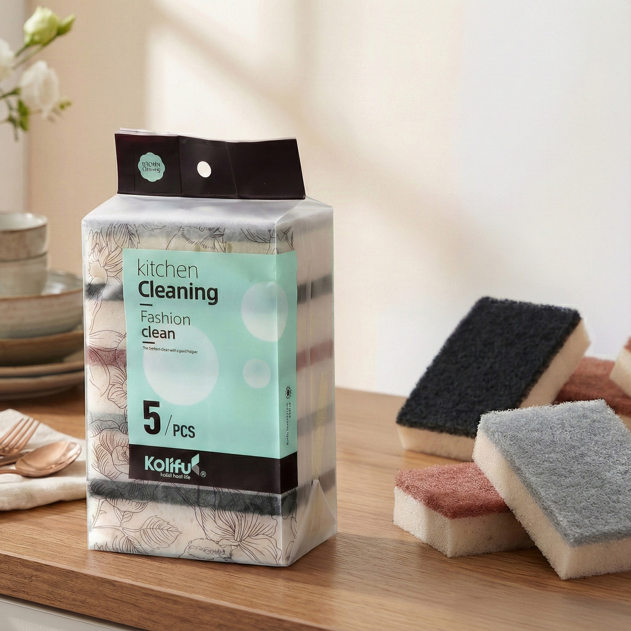 Aesthetic Kitchen Sponges, , large