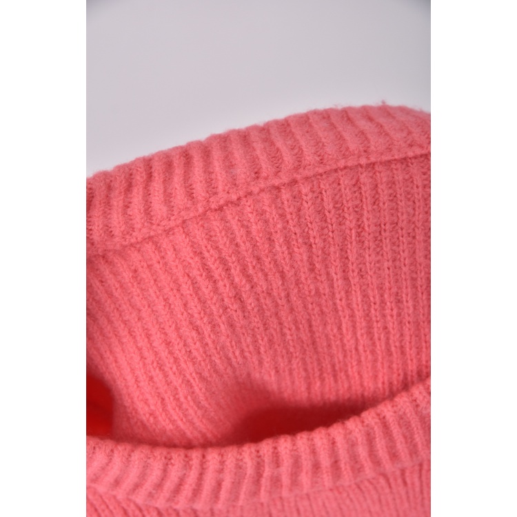 (S) 質感粉色長袖上衣二手衣, , large