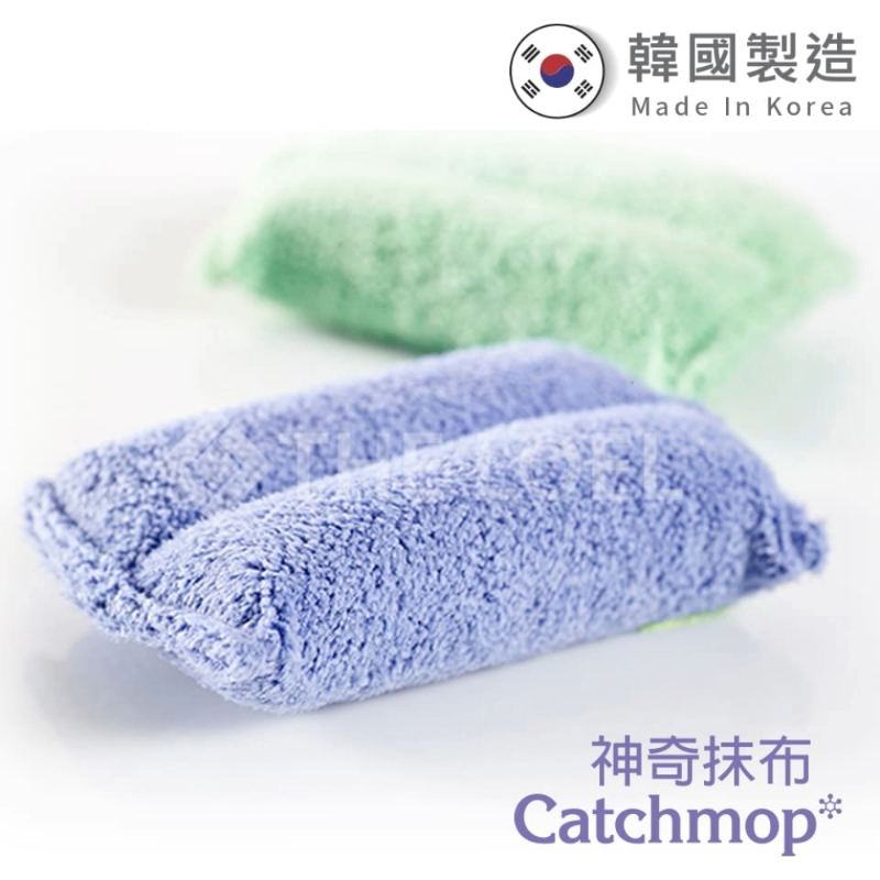 〔得來亞〕Catchmop多用途神奇海綿(1入裝) / 超細纖維和特殊倒勾設計，適用於窄角框架、窗框、浴缸、洗臉盆等, , large