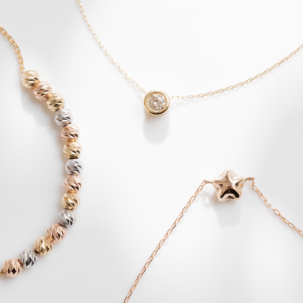 【送禮首選】A'jane 18K玫瑰金 星語心願 星星手鍊 A052503-006, , large