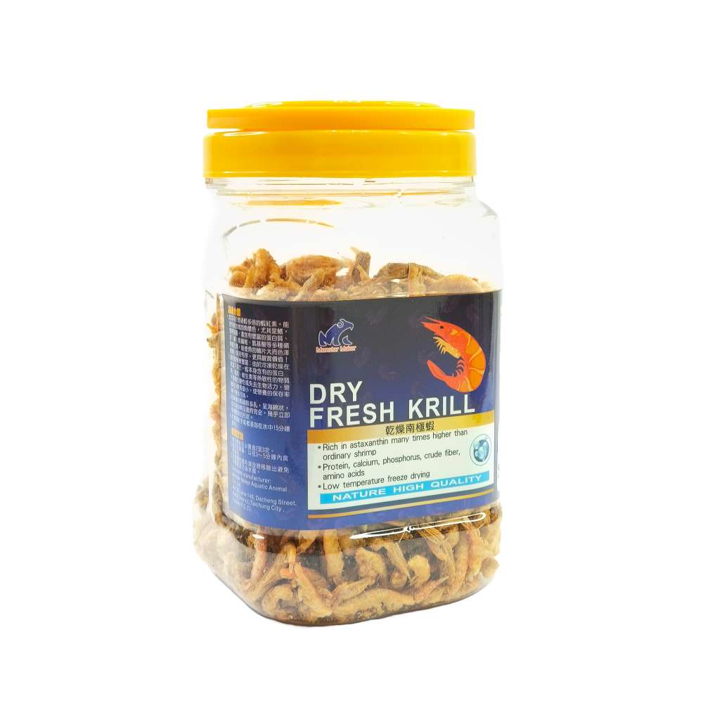 【摩達客特寵系列】Monster Maker怪獸製造者 乾燥南極蝦80g 增加魚體色 鱗片色澤亮麗 (中大型 觀賞魚類適用), , large