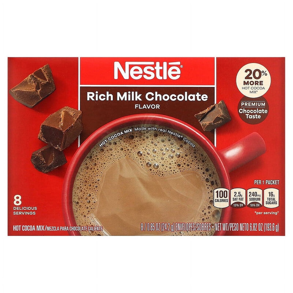 美國Nestle濃郁牛奶巧克力熱可可粉, , large