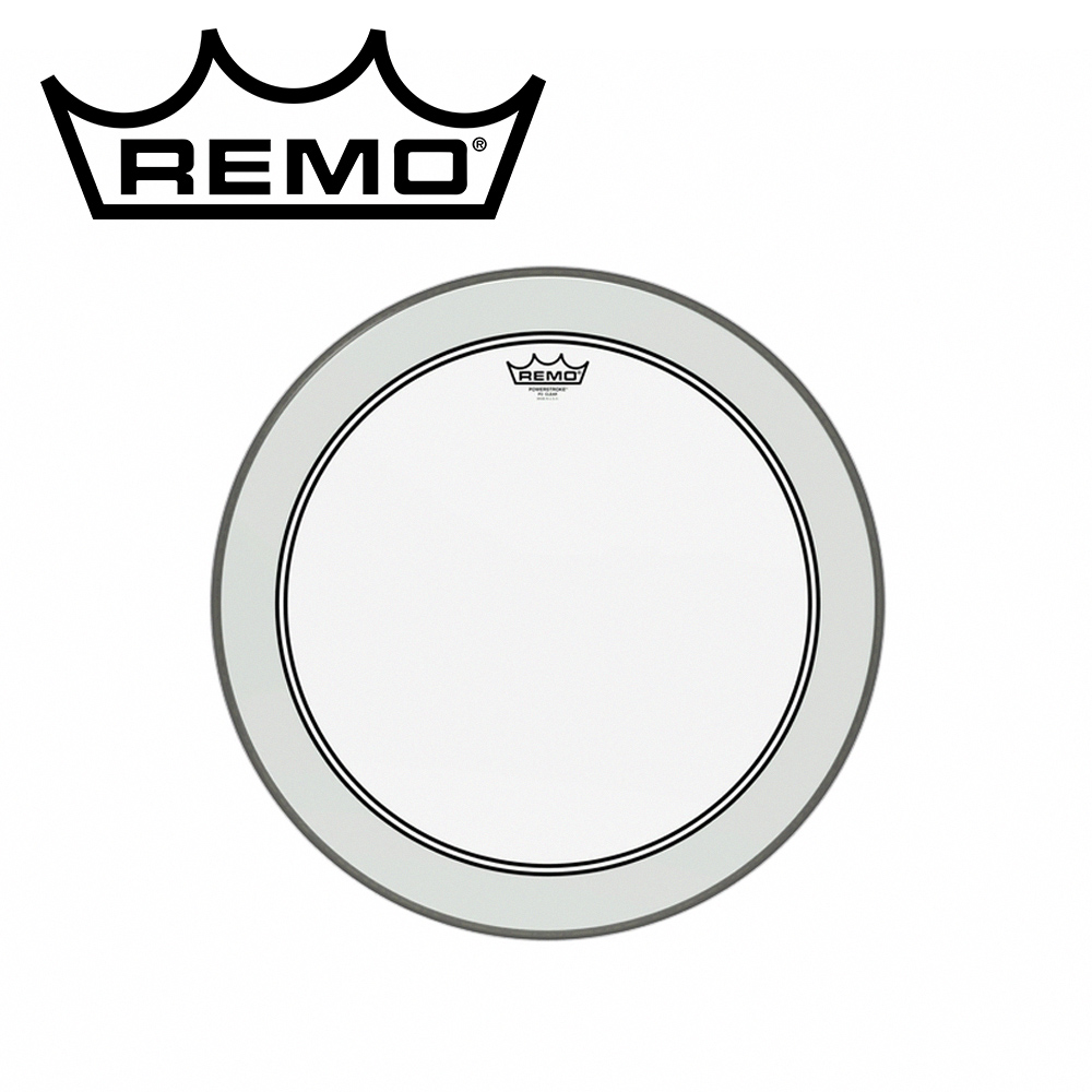 REMO Powerstroke P3 Clear BASS 22", , large