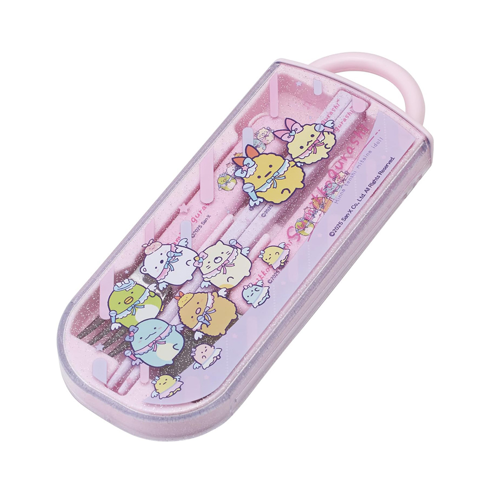 【百科良品】日本製 角落生物 歡唱嘉年華 環保筷子+湯匙+叉子三件餐具組 抗菌加工Ag+(日本境內版), , large