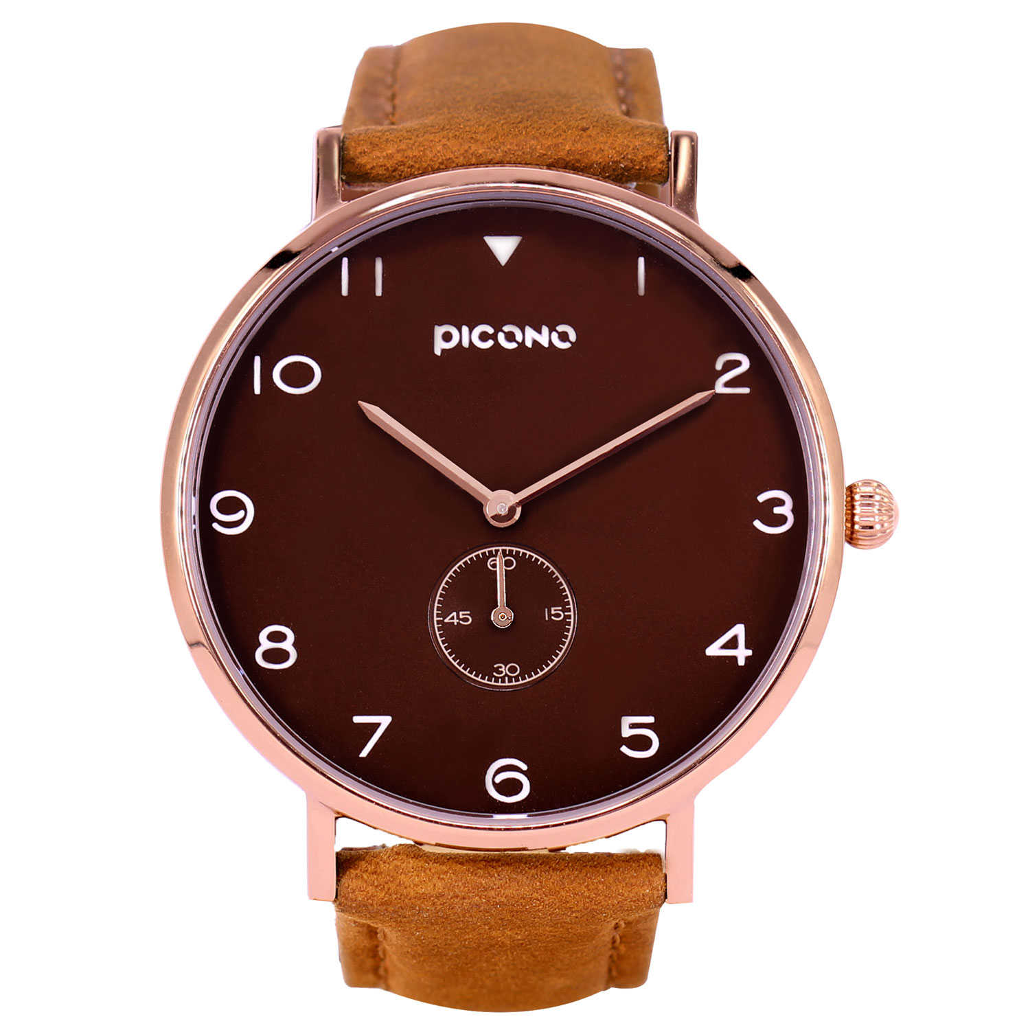 【PICONO】SPY S collection leather strap watch-Brown / YS-7201, , large