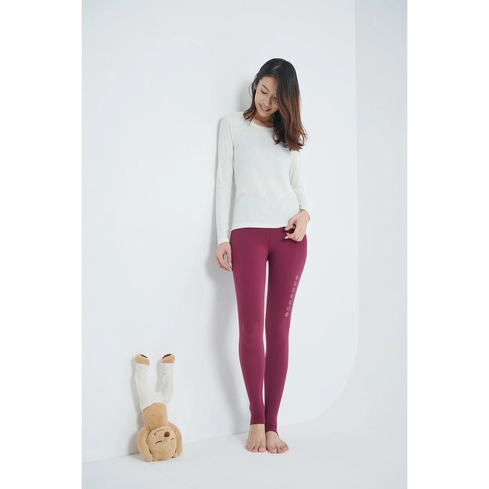 YOGA FLOW Ula Tshirt - 長袖圓領罩衫 - 淺米 Beiga, , large