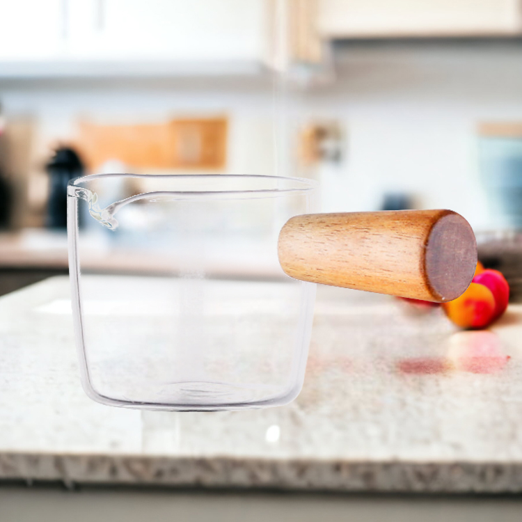 Sauce Cup with Wooden Handle, , large