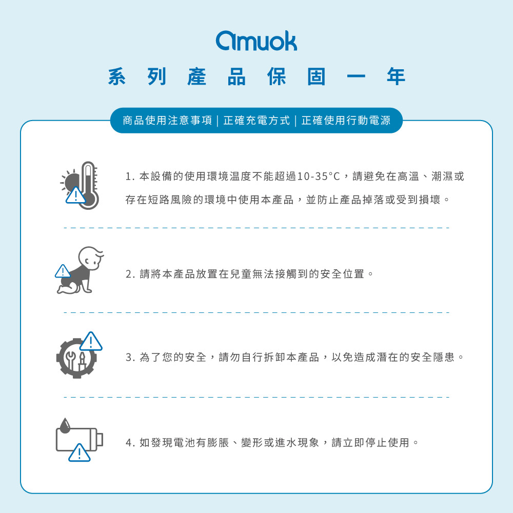 【amuok】5000mAh Cube迷你雙線行動電源 行充 自帶線行動電源, , large