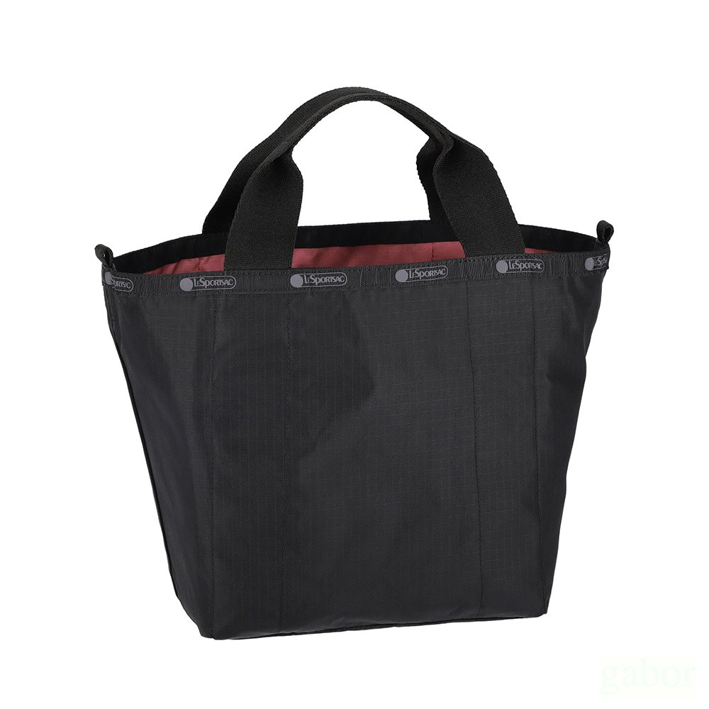 Lesportsac Small Reversible Pocket Tote 小型雙面托特包 送禮-桃紅色, , large